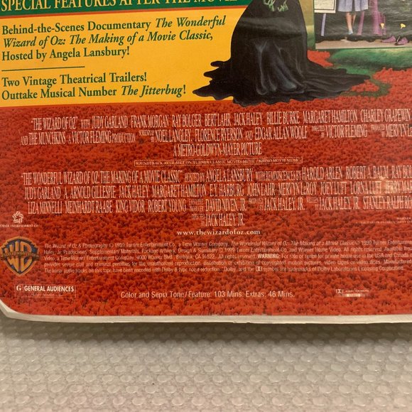 The Wizard of Oz VHS (1999) w/ 2 gifs - Picture 5 of 8